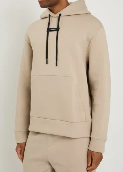 Focus Tech hooded cotton-blend sweatshirt