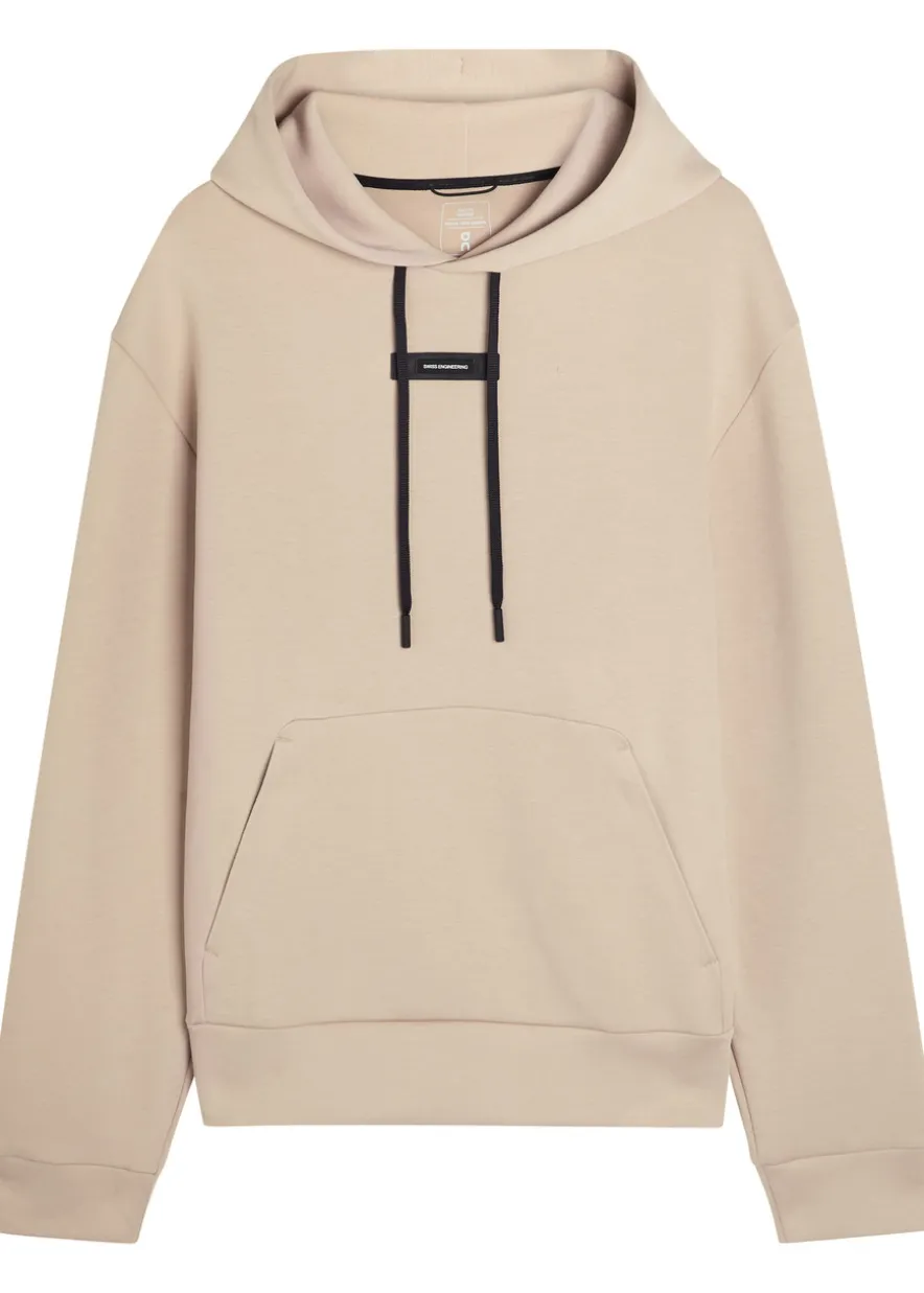 Focus Tech hooded cotton-blend sweatshirt