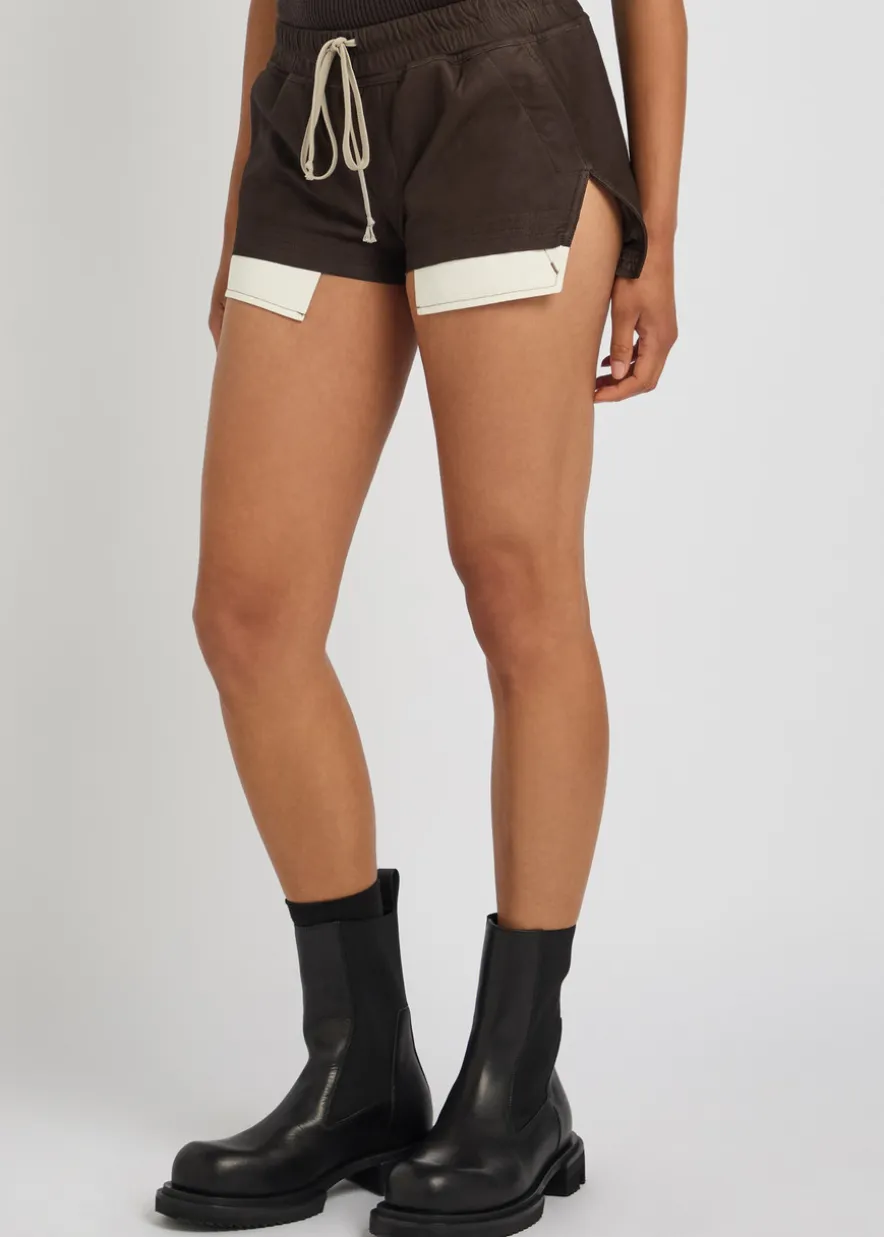 Fog Boxers suede shorts