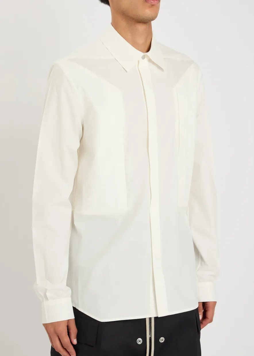 Fogpocket cotton-poplin shirt