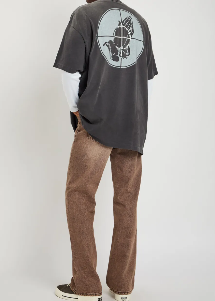 Fog printed cotton T-shirt