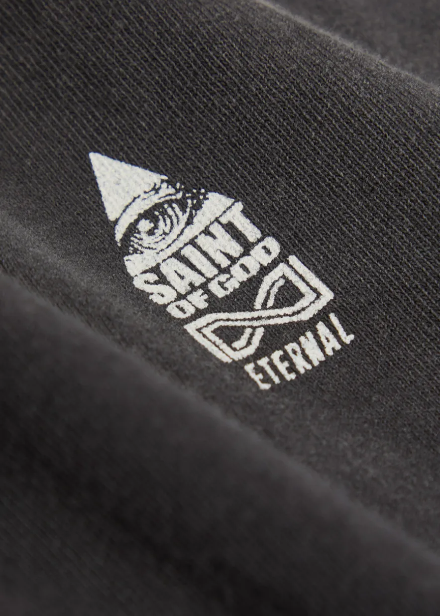 Fog printed cotton T-shirt