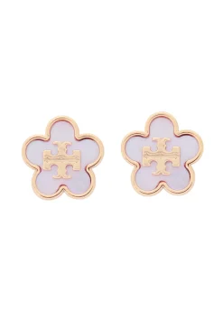 Forget Me Not 18kt gold-plated stud earrings