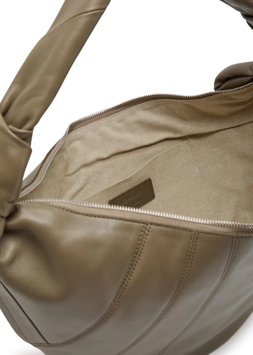 Fortune Croissant leather shoulder bag