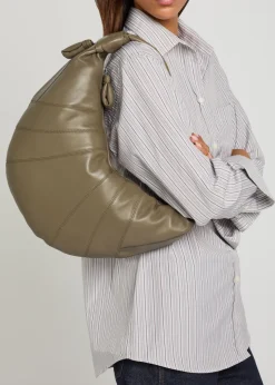 Fortune Croissant leather shoulder bag
