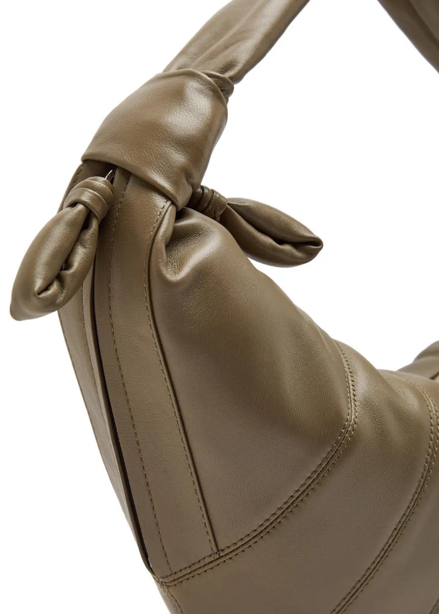 Fortune Croissant leather shoulder bag
