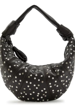 Fortune Croissant mini studded leather shoulder bag
