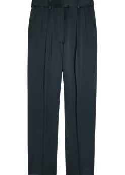 Fox satin trousers