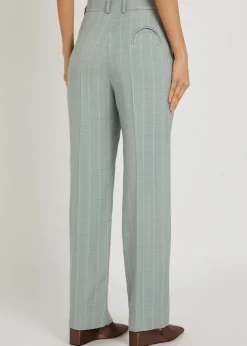 Fox striped woven trousers