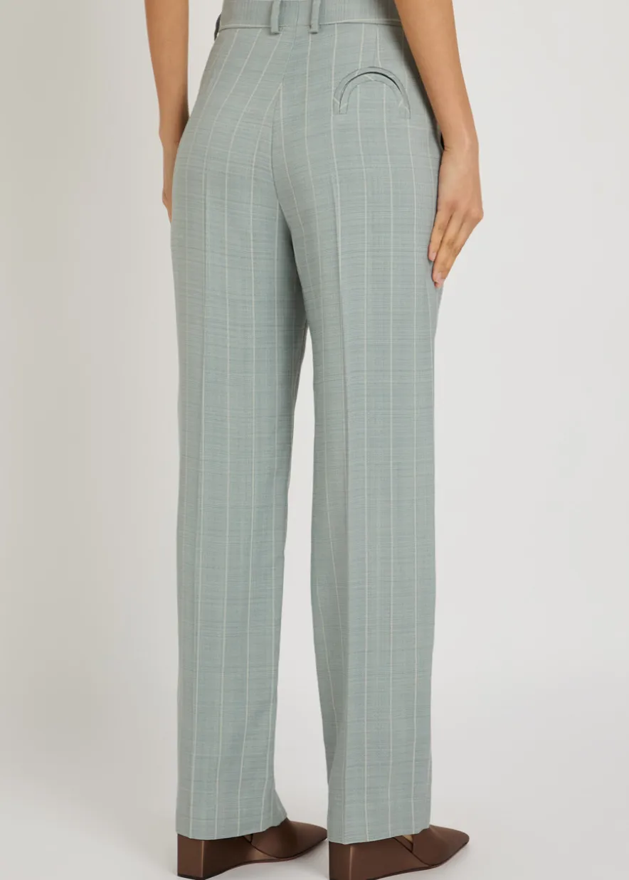 Fox striped woven trousers