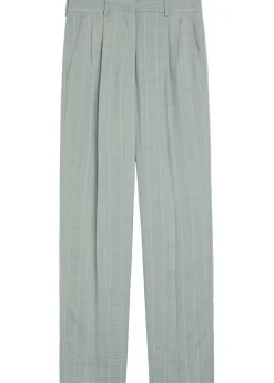 Fox striped woven trousers