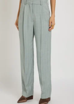 Fox striped woven trousers