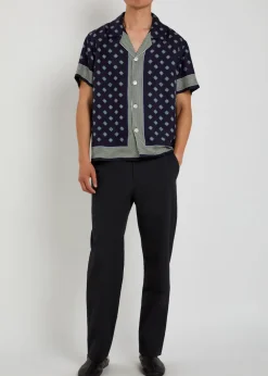 Foyer printed silk shirt