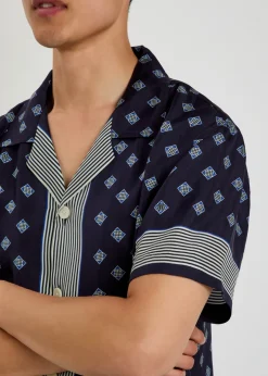 Foyer printed silk shirt