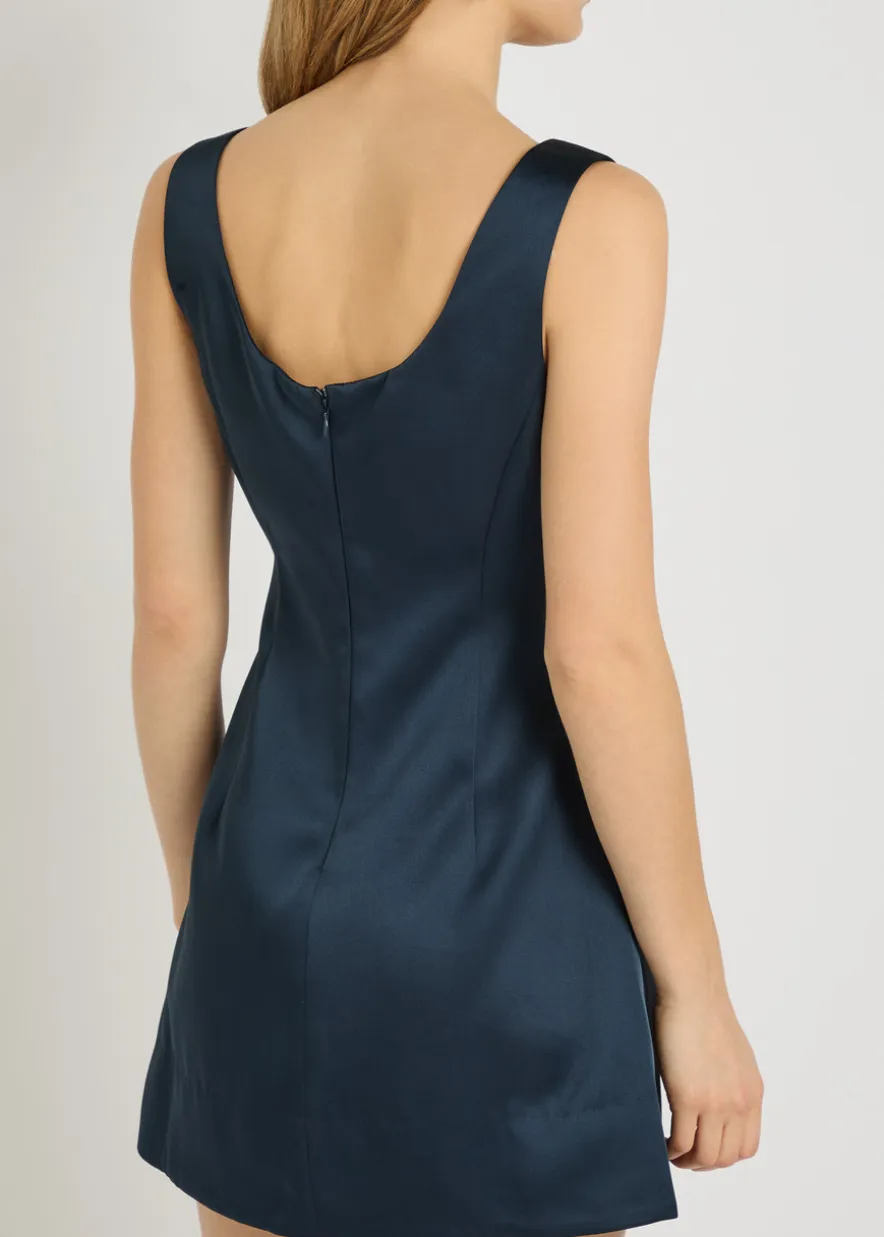 Franceska satin mini dress
