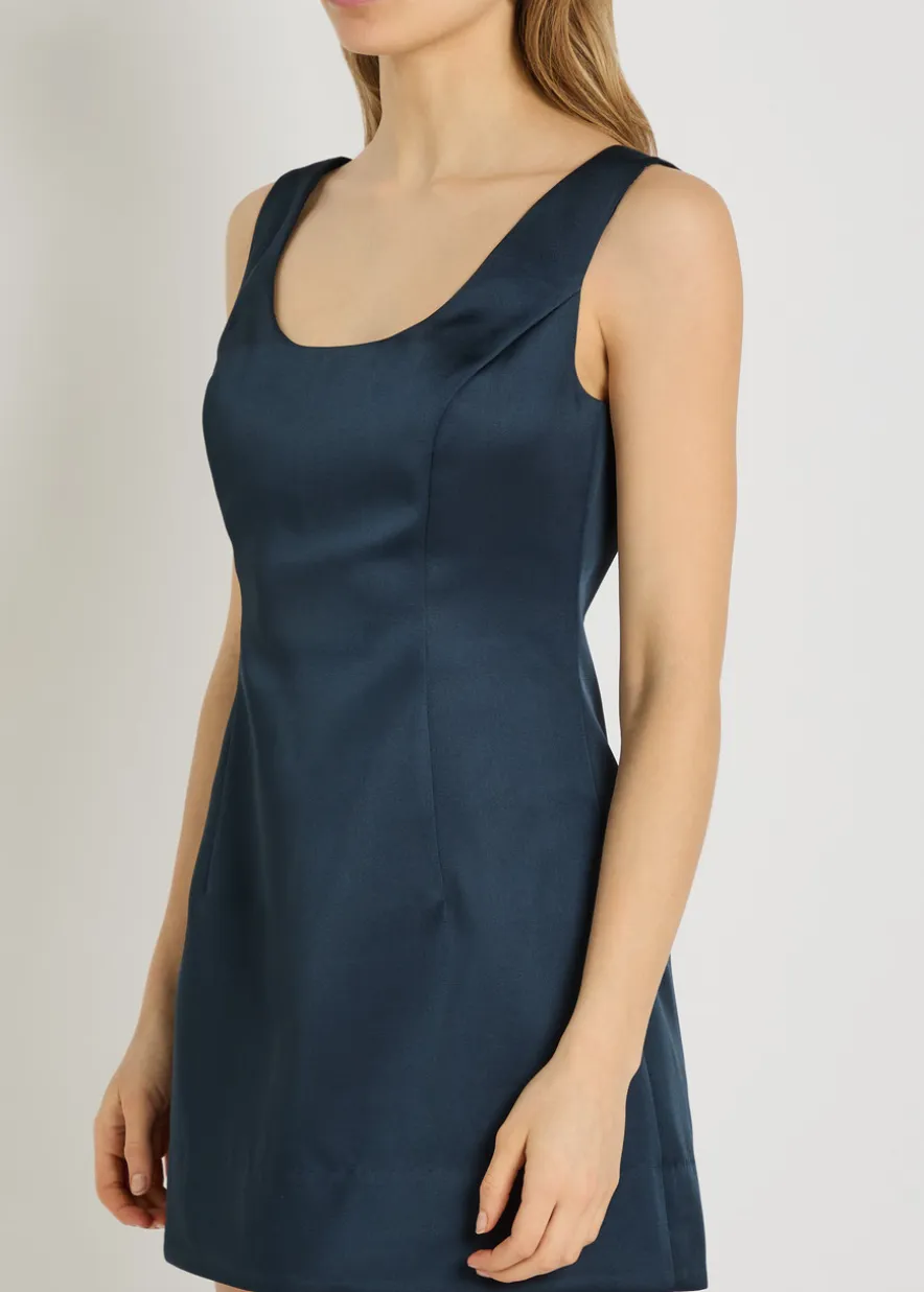Franceska satin mini dress