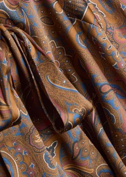 Francine printed silk-blend blouse