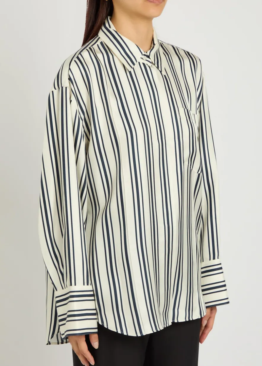 Francis striped silk shirt