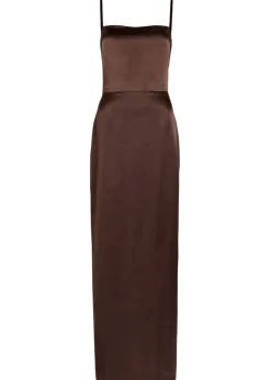 Frankie silk maxi dress