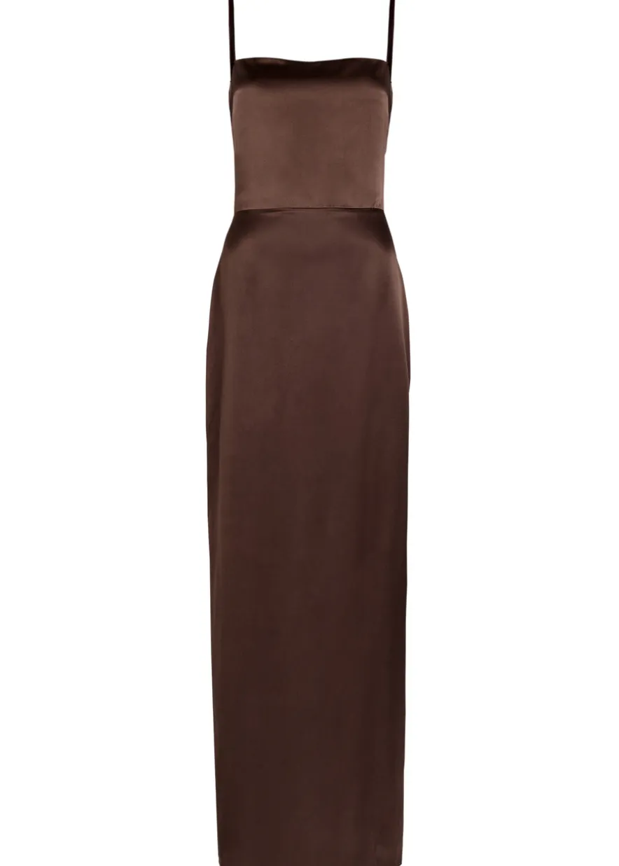 Frankie silk maxi dress