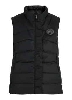 Freestyle quilted satin-shell gilet