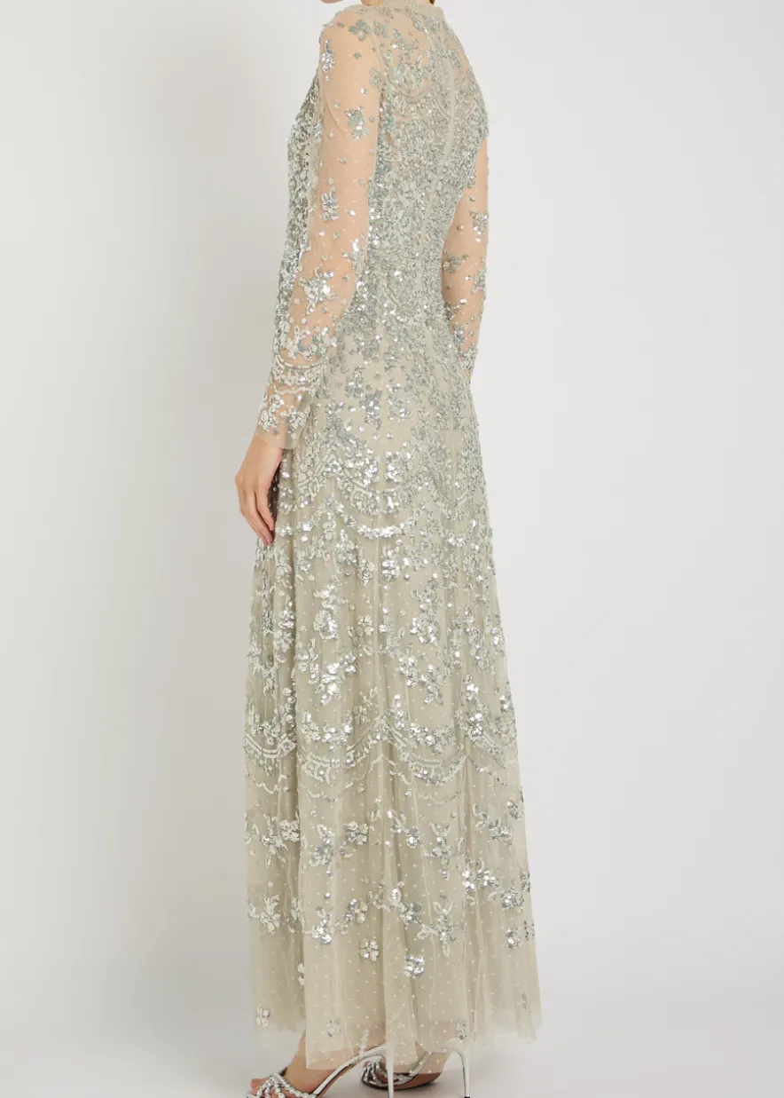 Freya sequin-embellished tulle gown