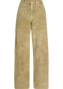 Full Cut distressed terry-corduroy trousers