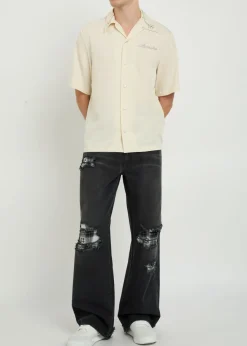 Funnel Repair distressed relaxed-leg jeans