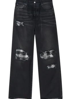 Funnel Repair distressed relaxed-leg jeans