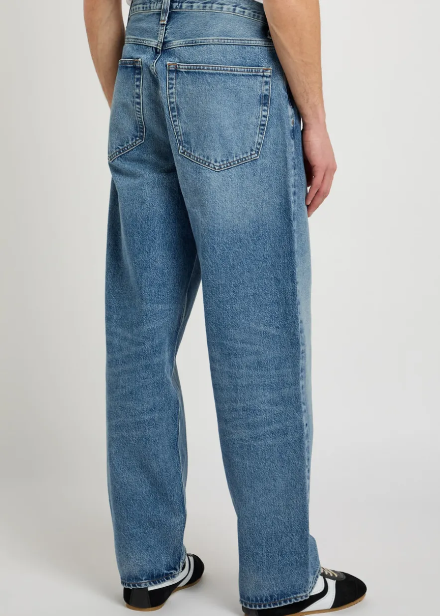 Fusion relaxed barrel-leg jeans