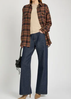 2021F wide-leg jeans