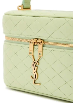 Gaby mini quilted leather top handle bag