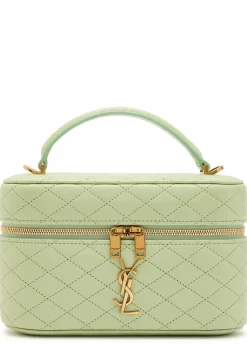 Gaby mini quilted leather top handle bag