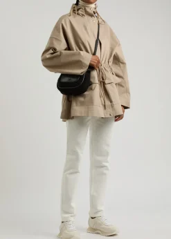 Gaillon hooded cotton-blend poplin parka