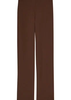 Gale straight-leg crepe trousers