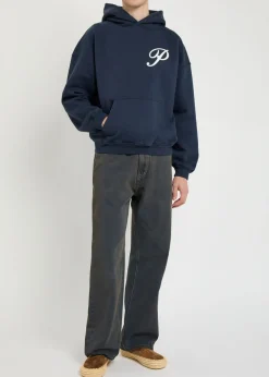 Gallery logo-print hooded cotton sweatshirt