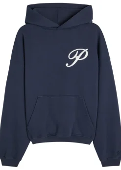 Gallery logo-print hooded cotton sweatshirt