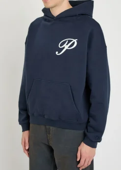 Gallery logo-print hooded cotton sweatshirt