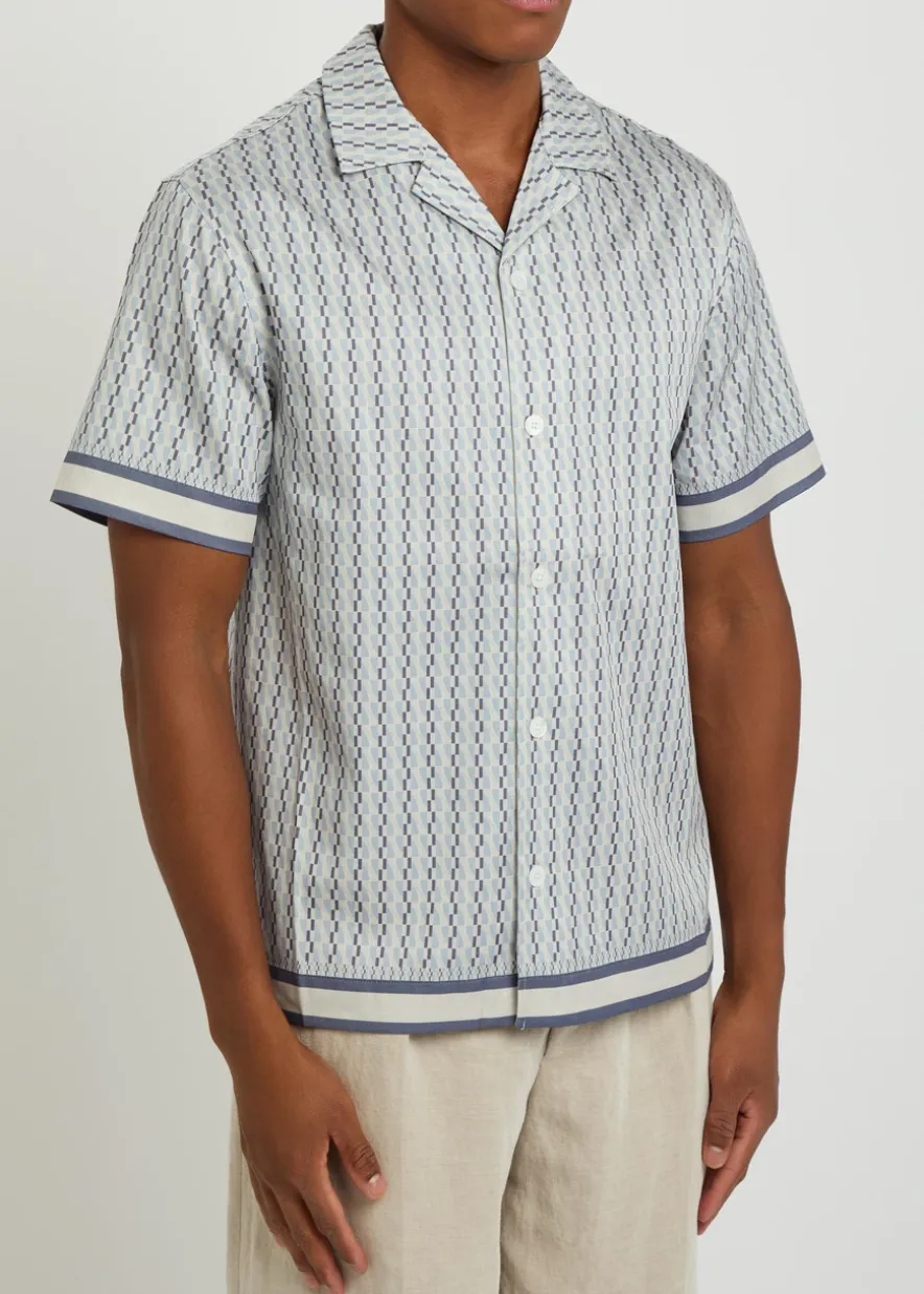 Galliano printed woven shirt