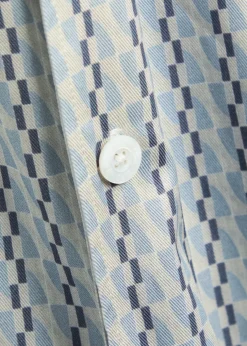 Galliano printed woven shirt