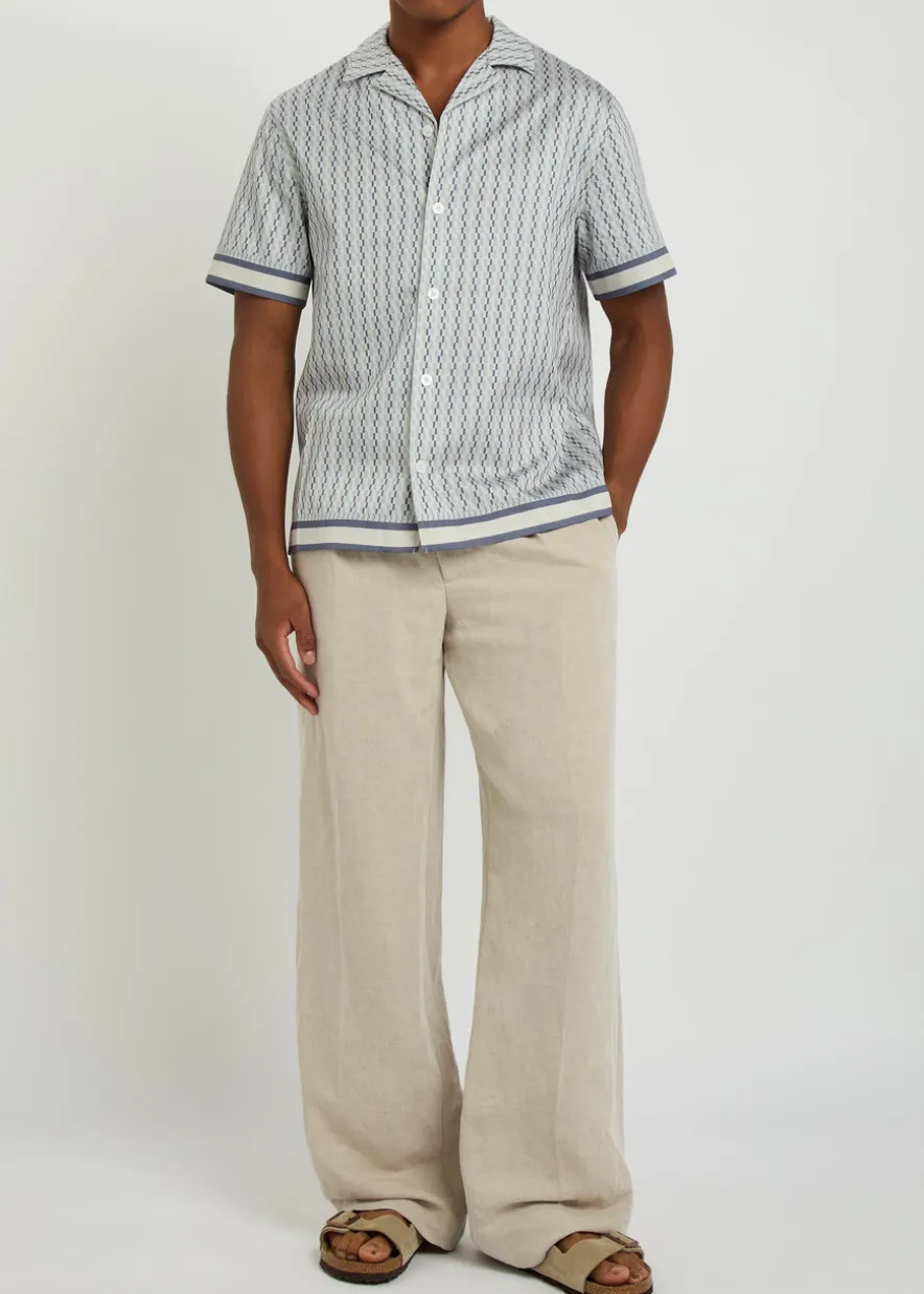 Galliano printed woven shirt