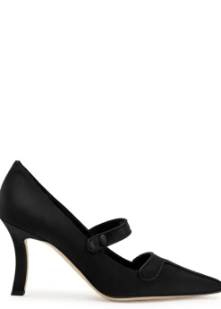 Ganeus 90 satin pumps