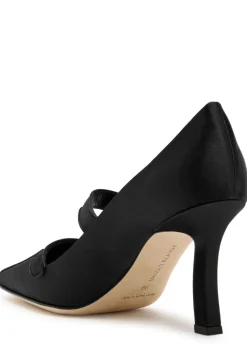 Ganeus 90 satin pumps
