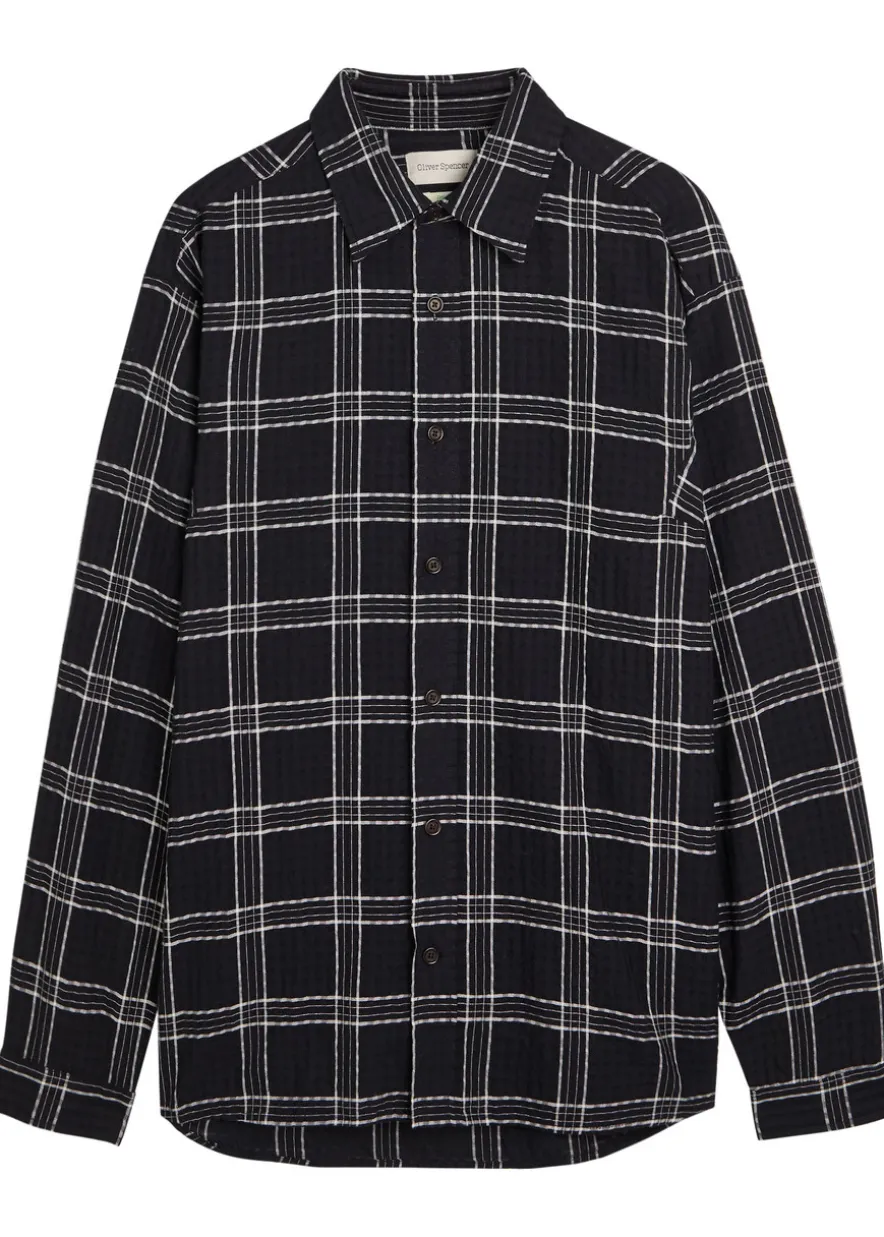 Garrison plaid cotton shirt