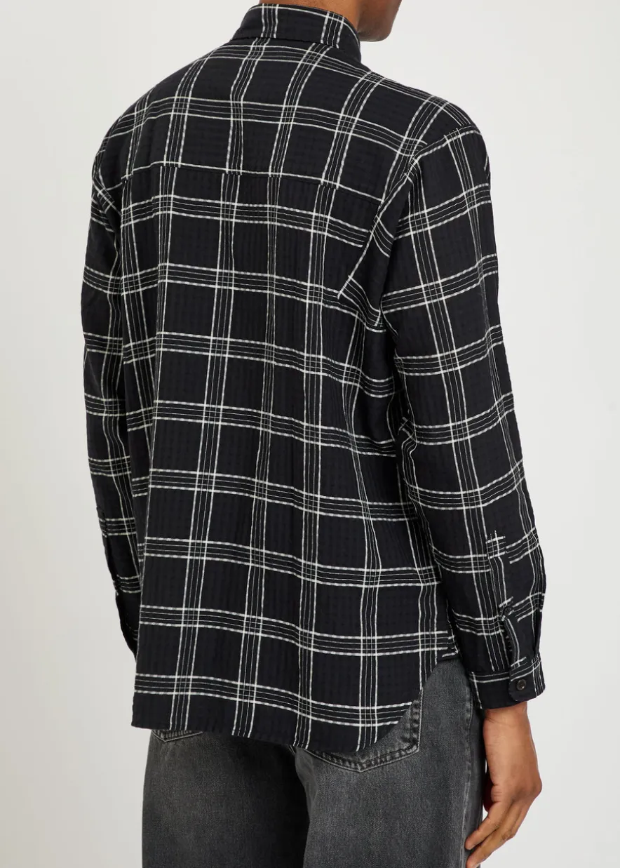 Garrison plaid cotton shirt