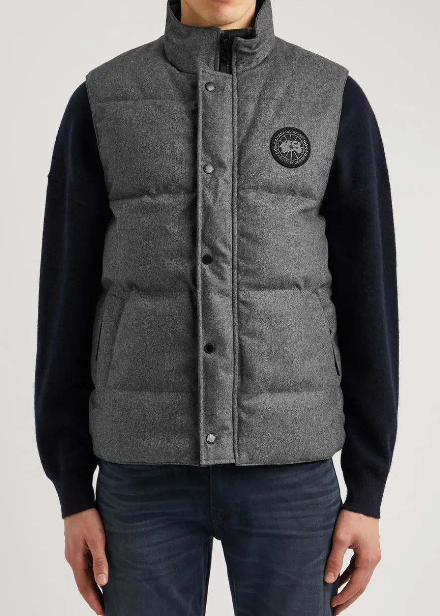 Garson quilted wool-blend gilet