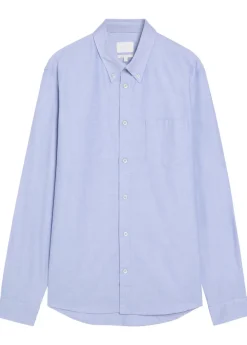 Gary logo-embroidered cotton shirt