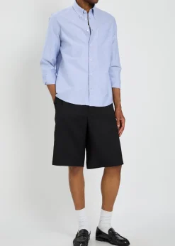 Gary logo-embroidered cotton shirt