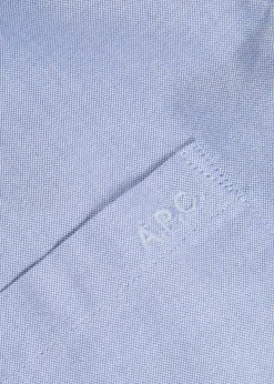 Gary logo-embroidered cotton shirt
