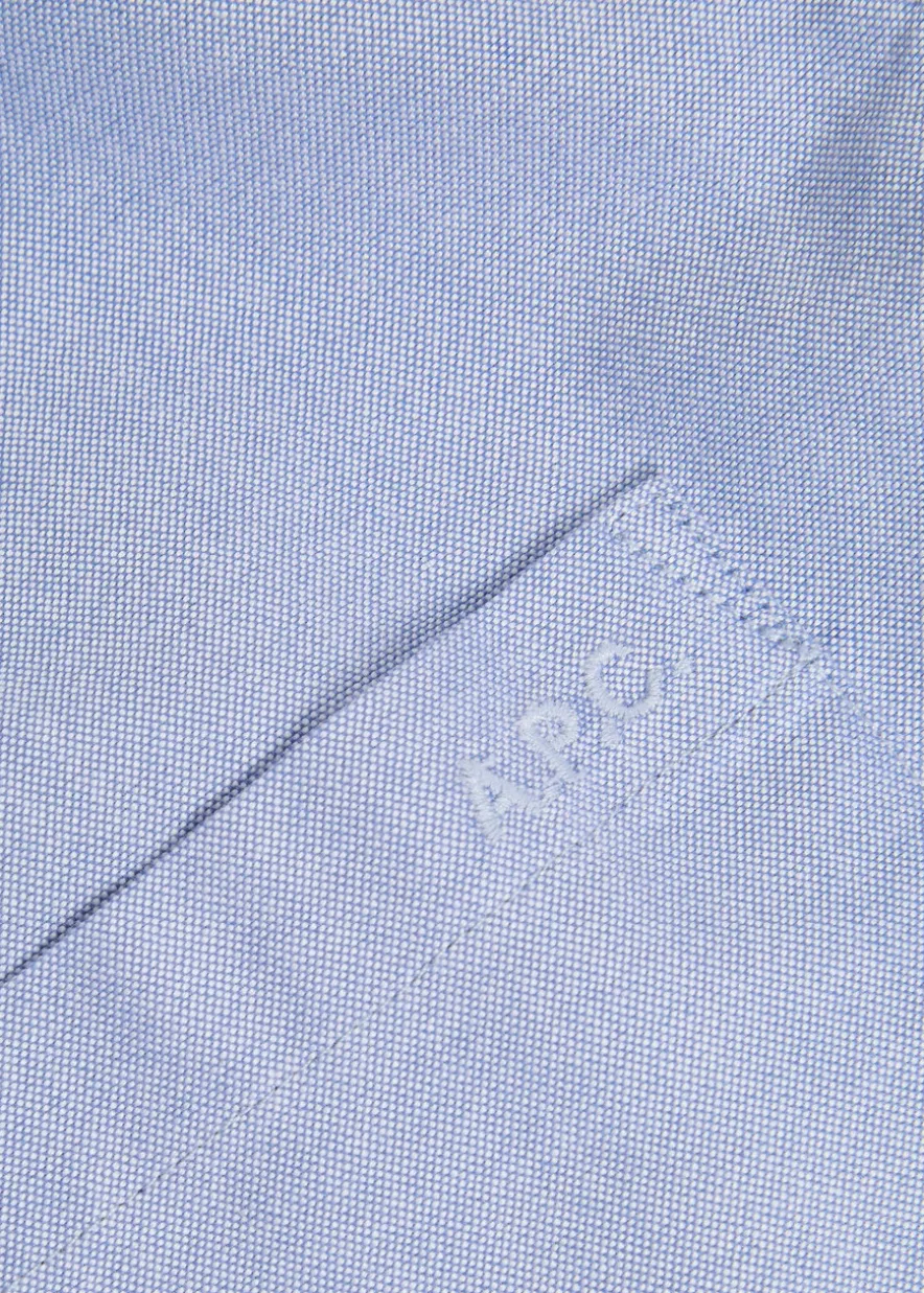 Gary logo-embroidered cotton shirt